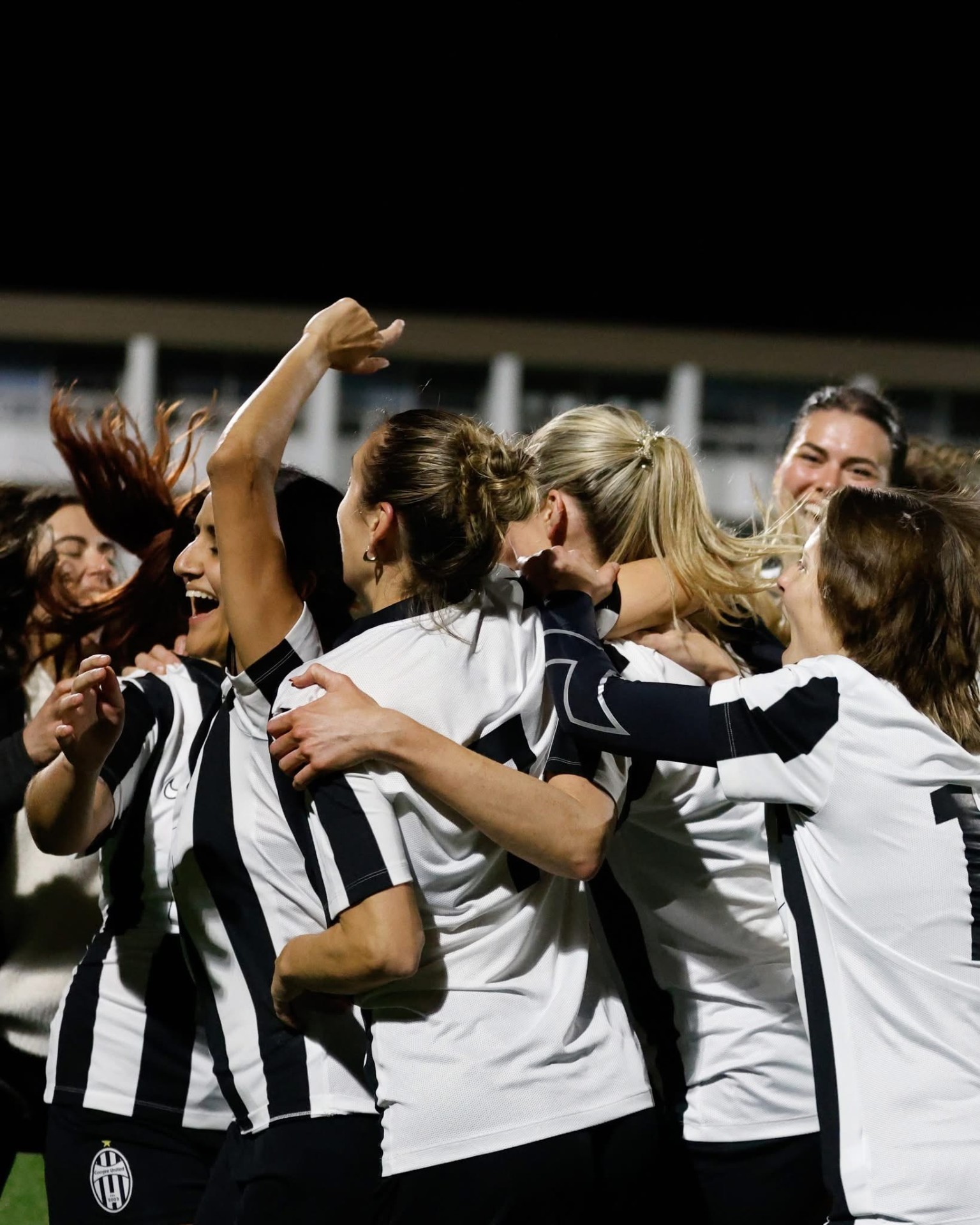 Coogee United Football Club team celebrating