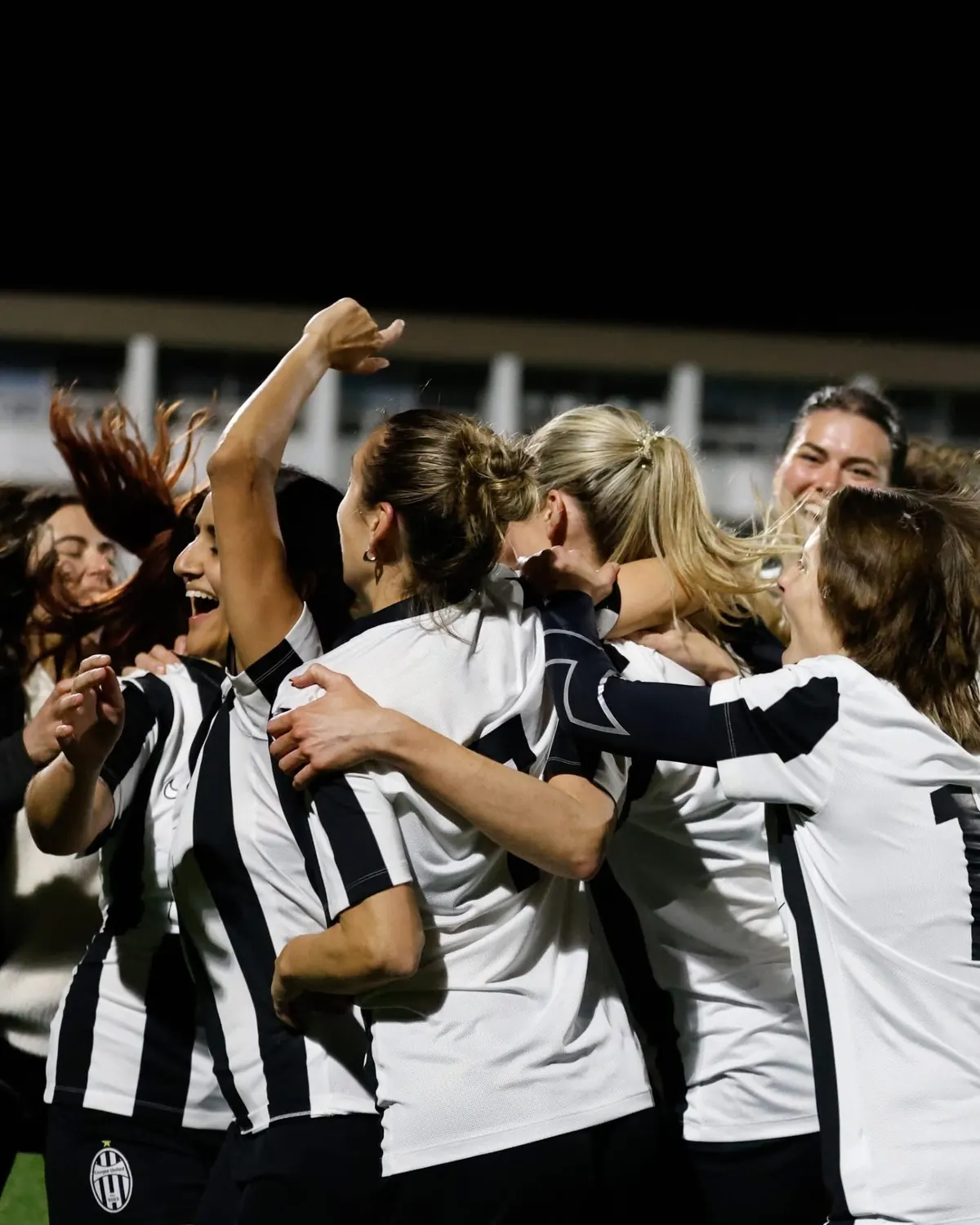 Coogee United Football Club team celebrating